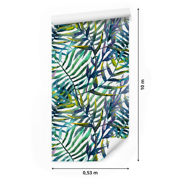 Bay Isle Home Eringisl 10m x 53cm Matte Paste the Wall Wallpaper Roll